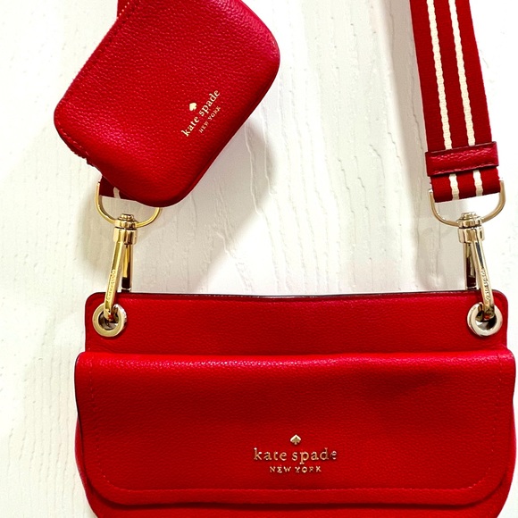 kate spade Handbags - Red Kate Spade Crossbody
